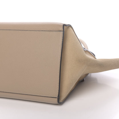 Celine Drummed Calfskin Suede Medium Trapeze Dune 15 of 15
