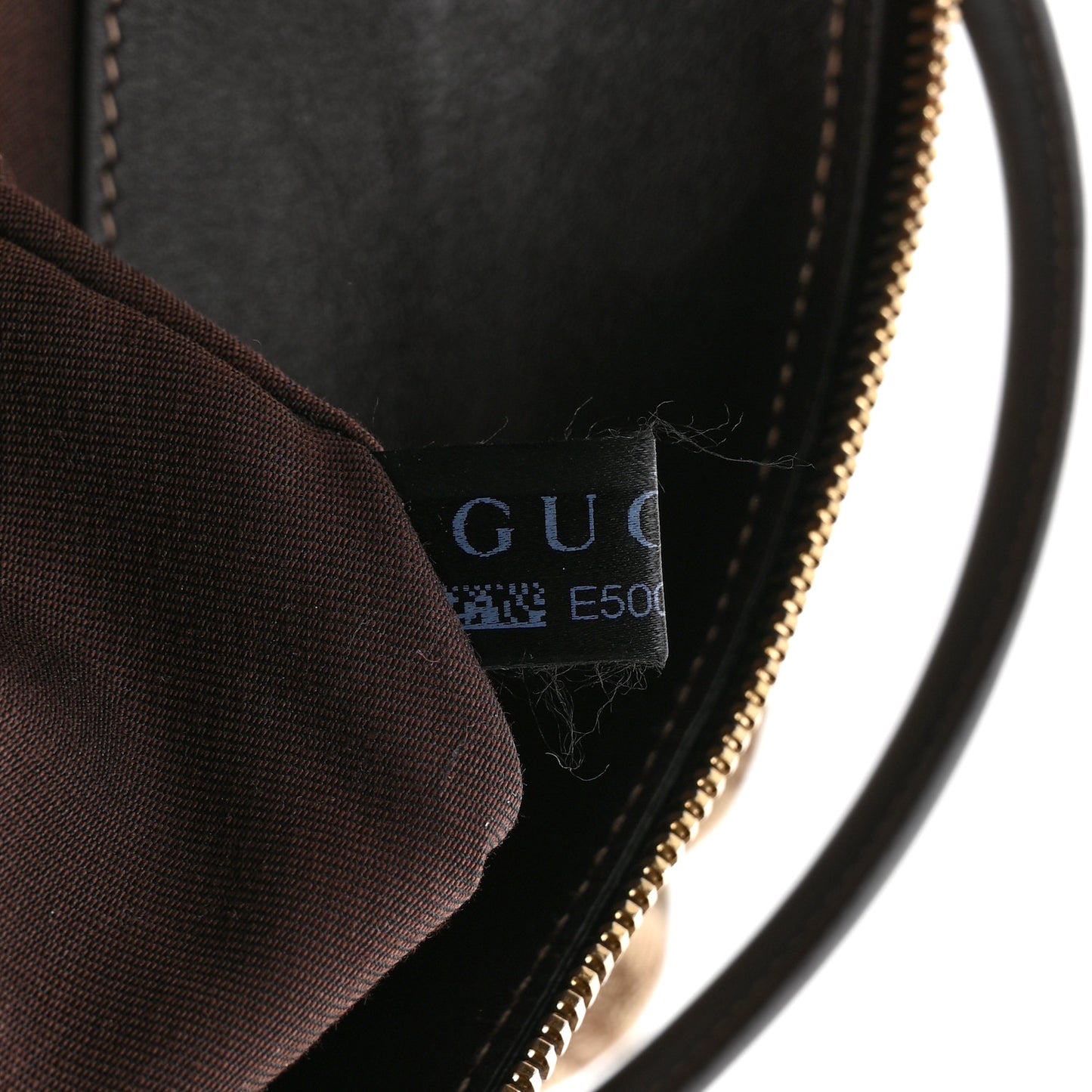 Monogram D Gold Tote Dark Brown