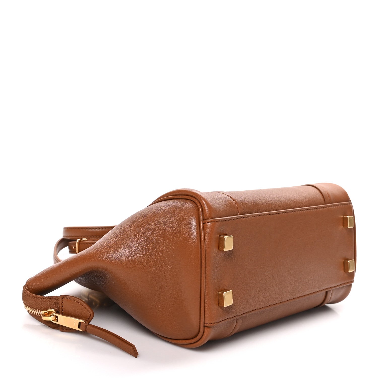 Celine Supple Shiny Lambskin Little New Luggage Soft Tan 3 of 8