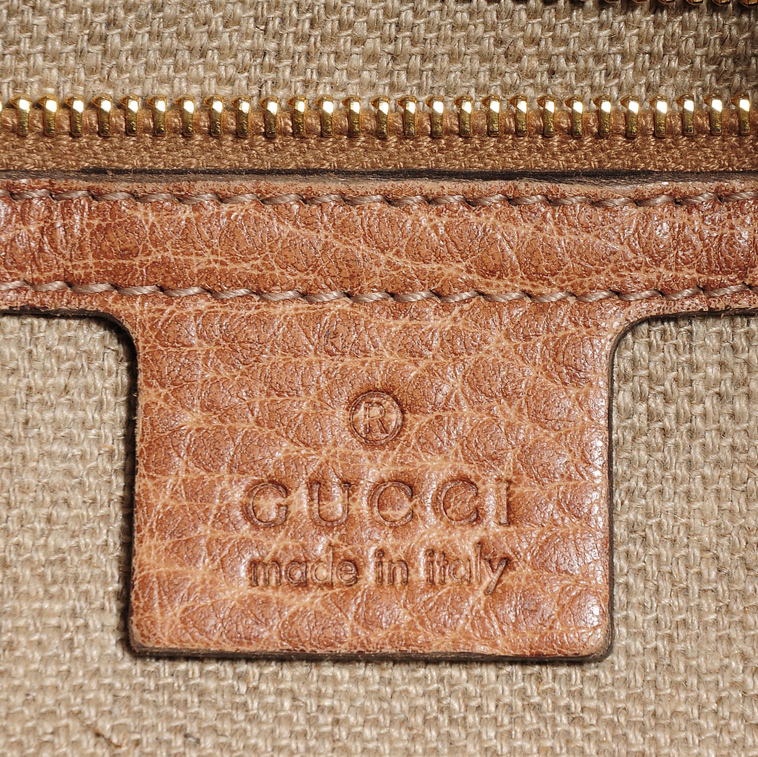 Gucci Guccissima Large New Jackie Shoulder Bag Natural Brown 6 of 7