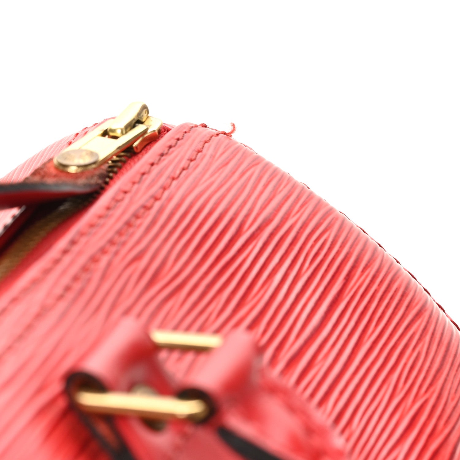 Louis Vuitton Epi Speedy 30 Castillan Red 10 of 10