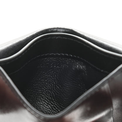 Saint Laurent Calfskin Uptown Monogram Card Case Black 7 of 10
