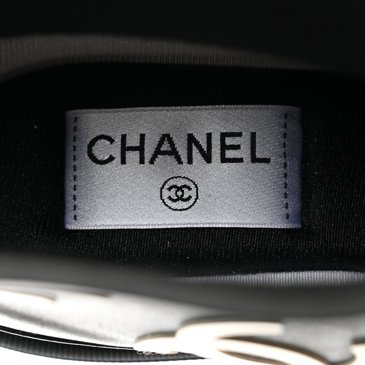 Chanel Rubber CC Print Boots 37 Black 6 of 9