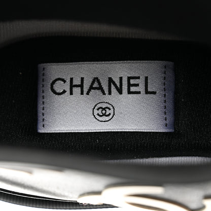 Chanel Rubber CC Print Boots 37 Black 6 of 9