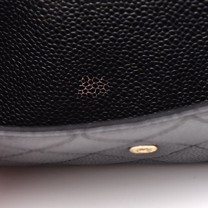 Chanel Caviar Quilted Wallet On Chain WOC Black 13 of 13