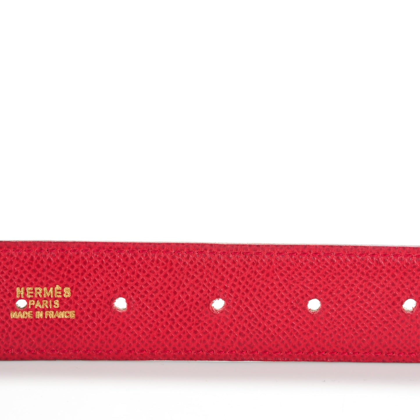 Box Courchevel 32mm Belt Strap 70 Black Rouge Grarance