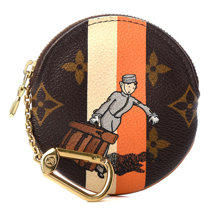 Louis Vuitton Monogram Groom Round Coin Purse 1 of 8