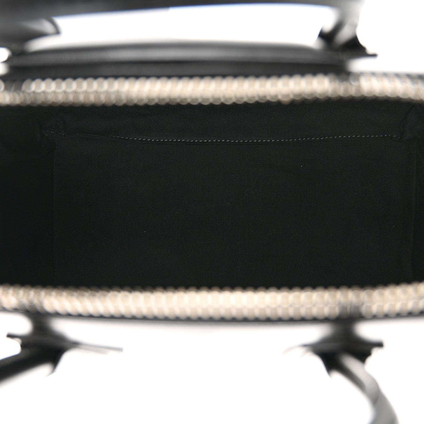 Shiny Lord Calfskin Small Antigona Black
