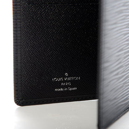 Louis Vuitton Epi Checkbook Organizer Black 6 of 8
