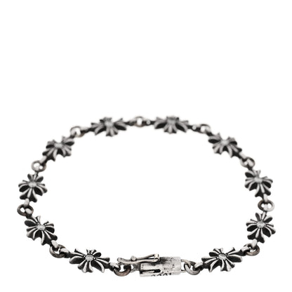 Chrome Hearts Sterling Silver Diamond Cross Bracelet 2 of 4