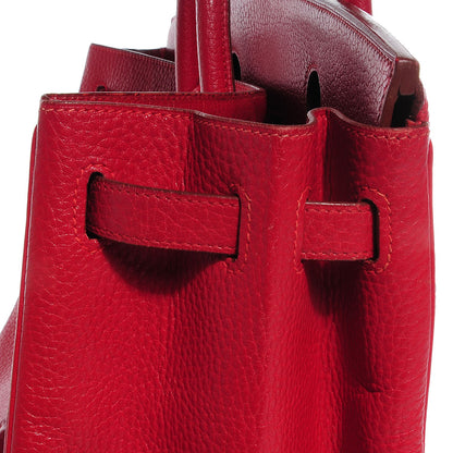 Hermes Ardennes Birkin 40 Rouge Vif 15 of 28