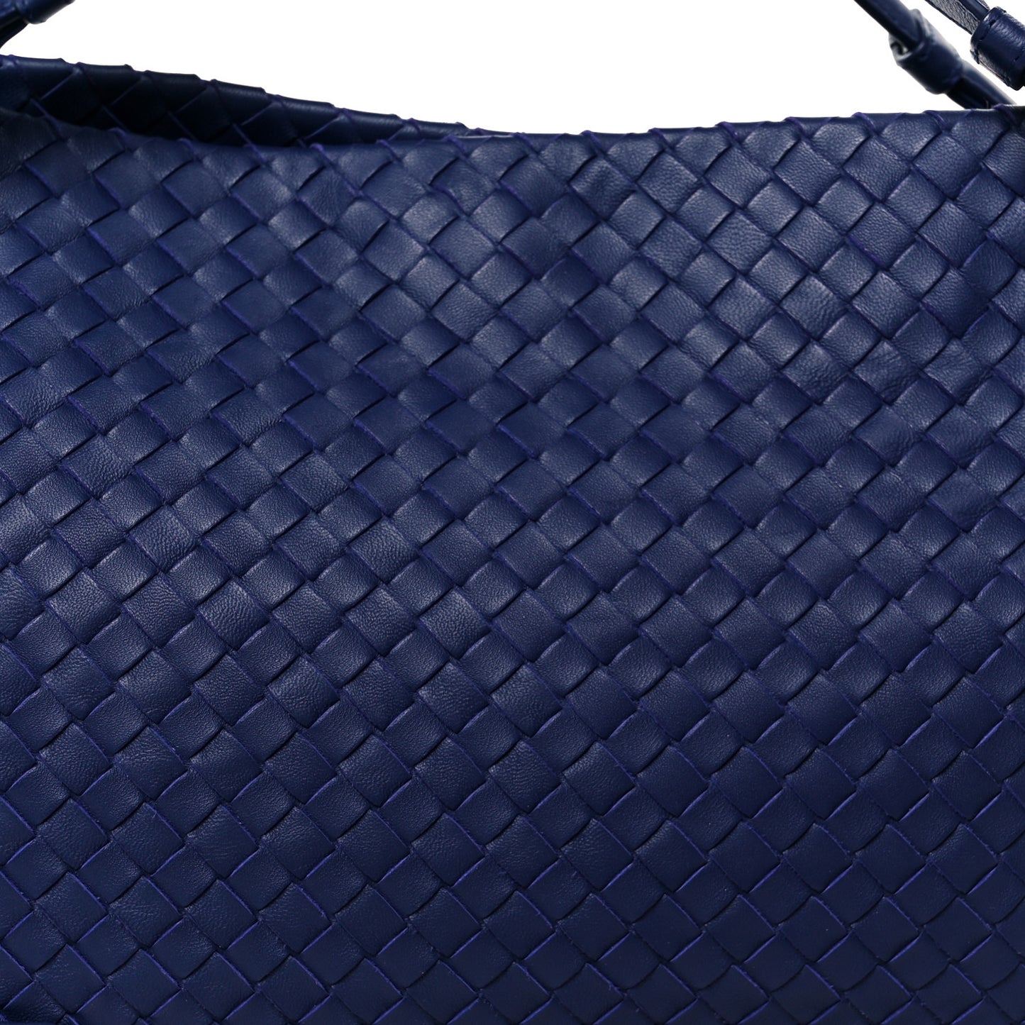 Nappa Intrecciato Medium Garda Bag Pacific