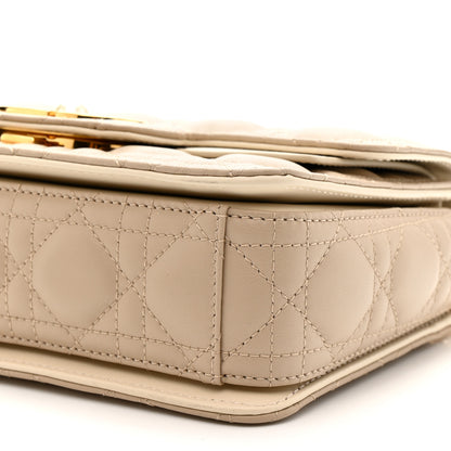 Christian Dior Lambskin Cannage Small Jolie Top Handle Bag Powder Beige Latte 10 of 10