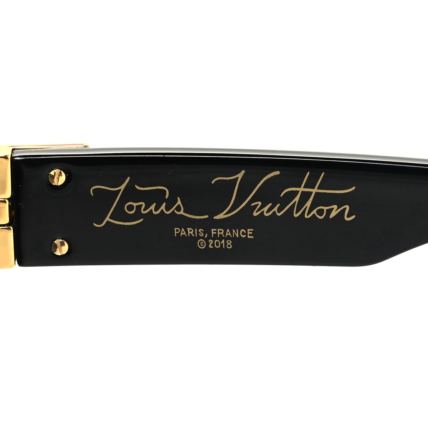 Louis Vuitton Acetate 1.1 Millionaires Sunglasses Z1165E Black 5 of 7