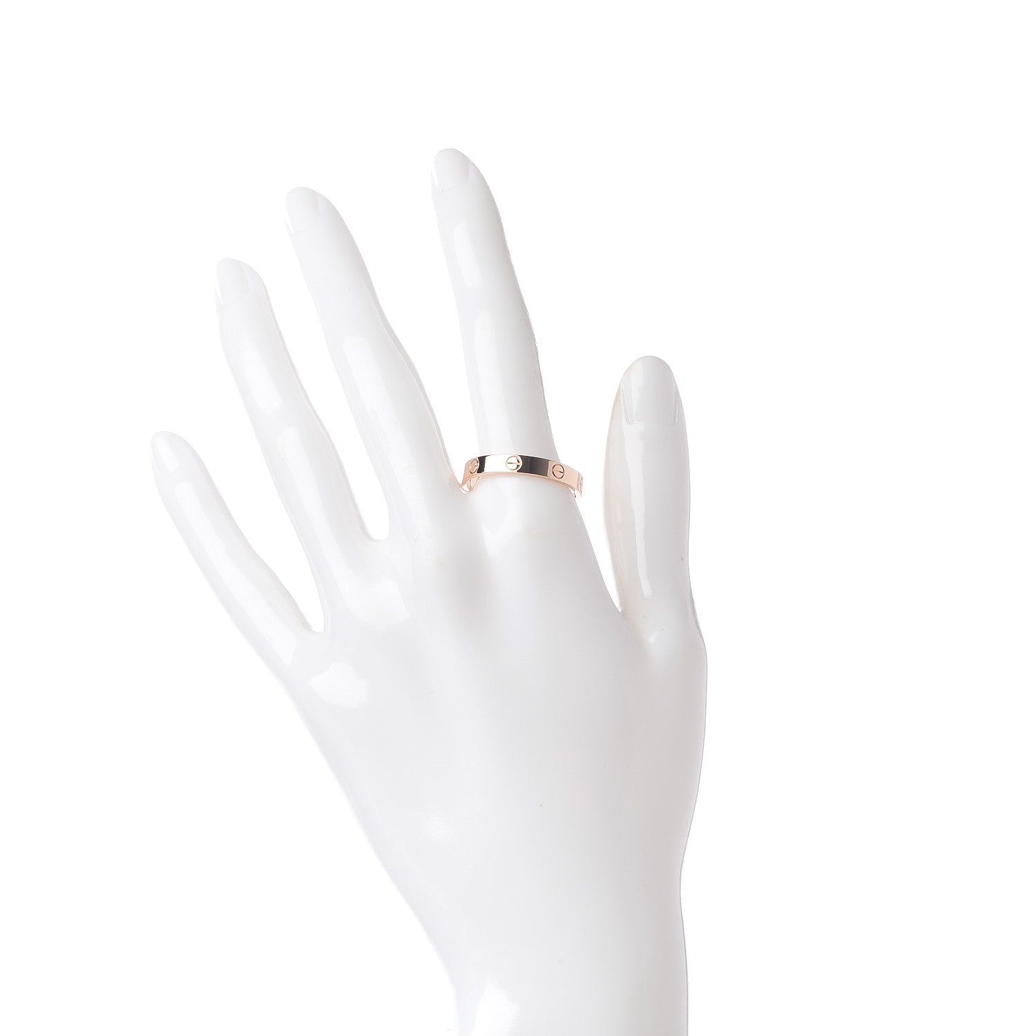 Cartier 18K Pink Gold 3.5mm LOVE Wedding Band Ring 64 10.75 2 of 4