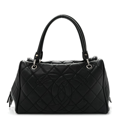Chanel Caviar Quilted Timeless Bowler Black 1 of 12