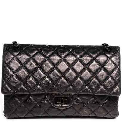 Chanel Metallic Calfskin 2.55 Reissue 226 Flap Black 1 of 10