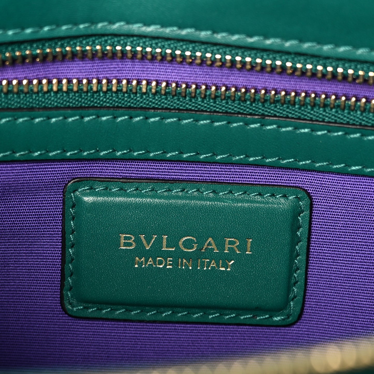 Calfskin Serpenti Forever Shoulder Bag Emerald Green