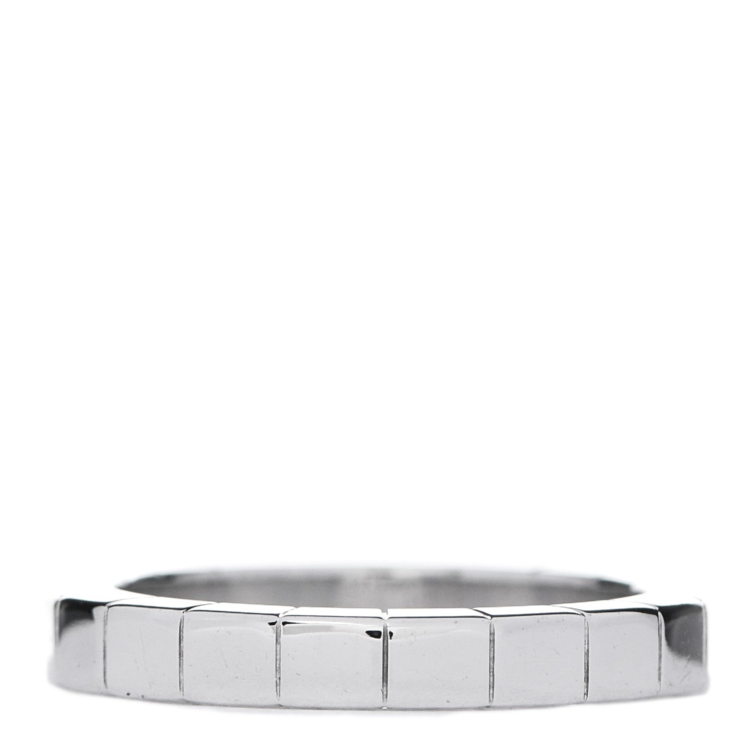 Cartier 18K White Gold Lanieres Ring 50 5.25 3 of 7