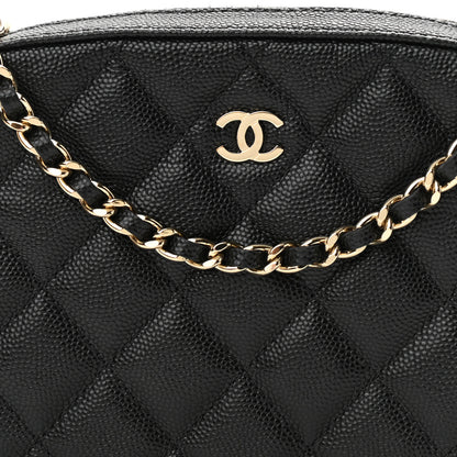 Chanel Caviar Quilted Vanity With Chain Black 9 of 12