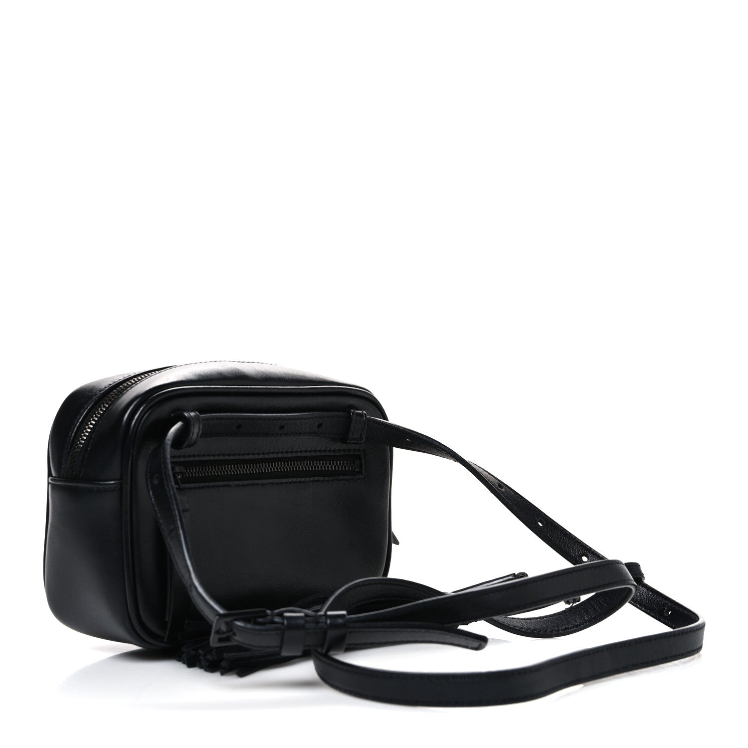 Saint Laurent Calfskin Matelasse Monogram Lou Belt Bag Black 2 of 9
