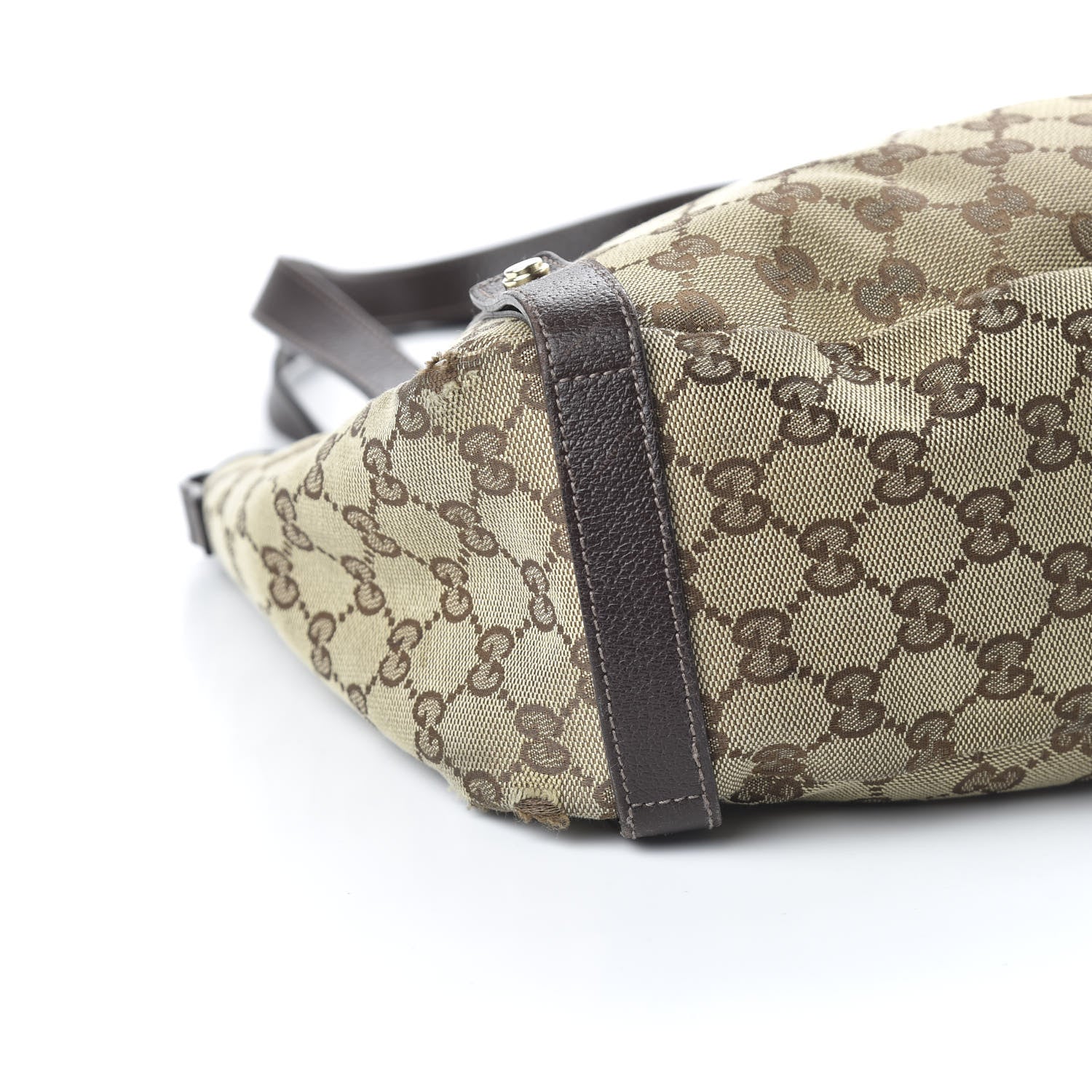 Gucci Monogram Medium Abbey Shoulder Bag Dark Brown 6 of 11