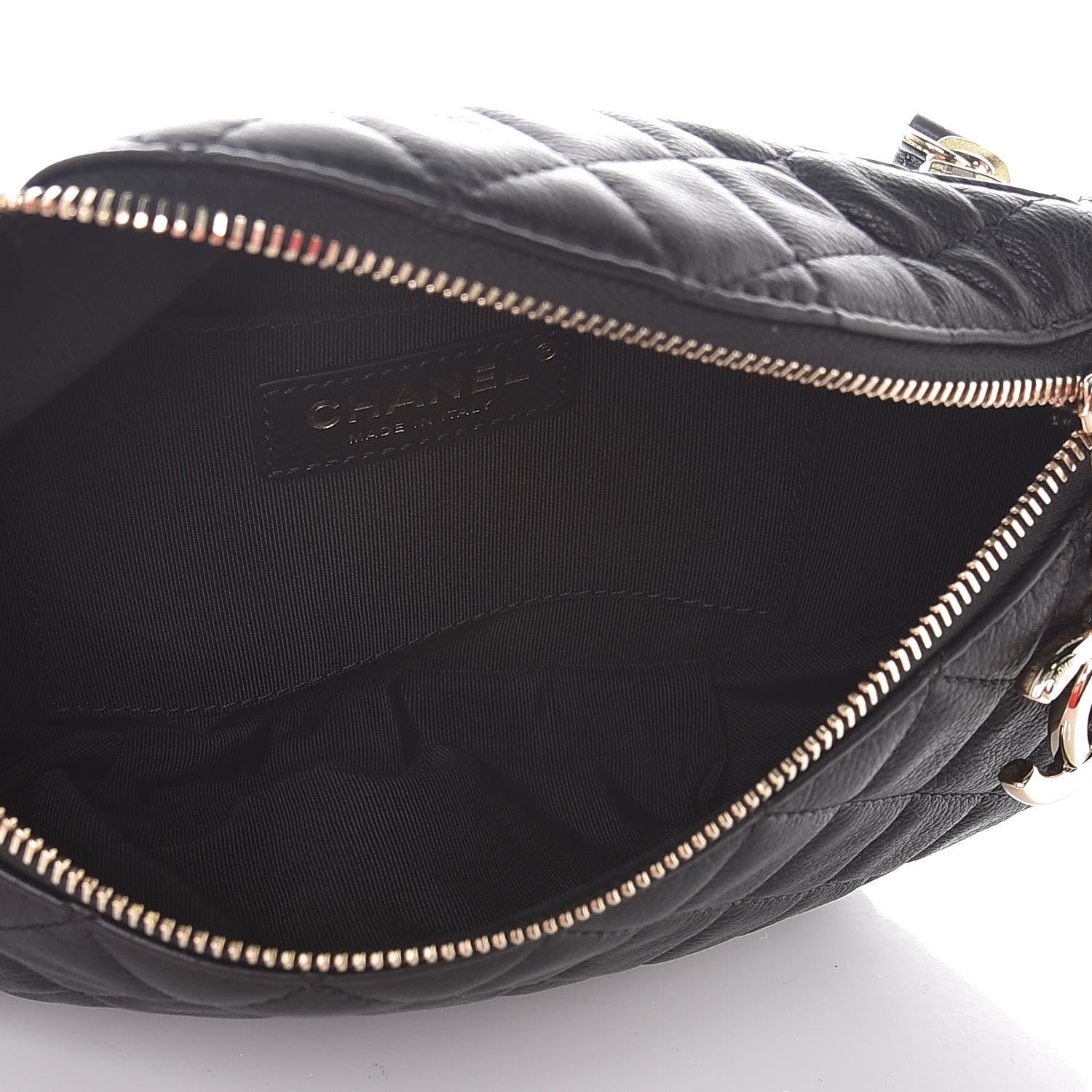 Chanel Calfskin Quilted Belt Me Up Waist Bag Black 5 of 7