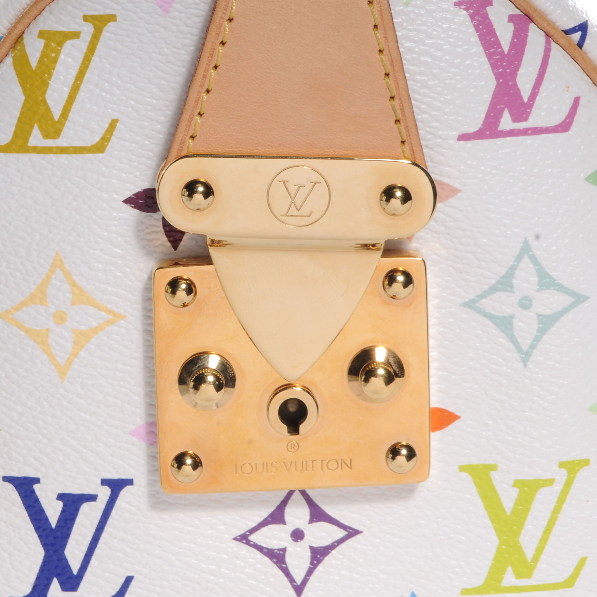 Louis Vuitton Monogram Multicolor Speedy 30 White 9 of 9