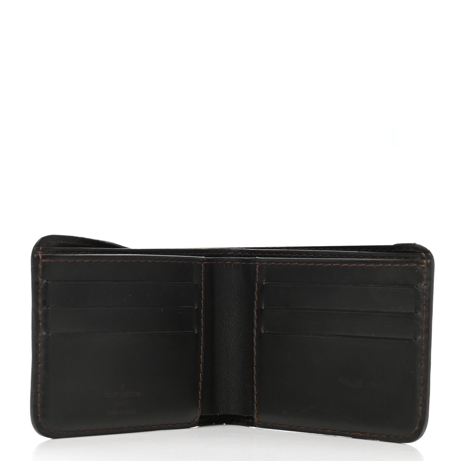 Louis Vuitton Utah 6 Cards Bill Holder Wallet Coffee 10 of 13