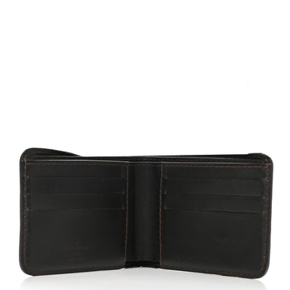 Louis Vuitton Utah 6 Cards Bill Holder Wallet Coffee 10 of 13