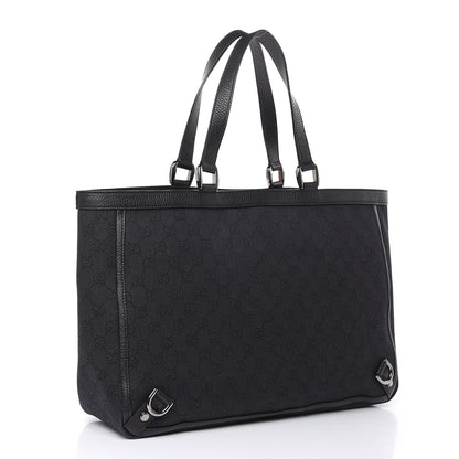 Gucci Monogram Large Abbey Tote Black 3 of 10