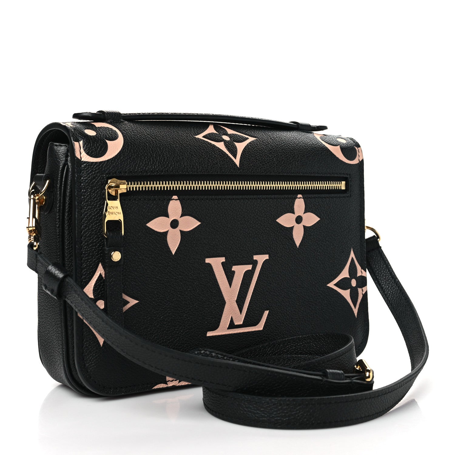 Louis Vuitton Empreinte Monogram Giant Pochette Metis Black Beige 3 of 9