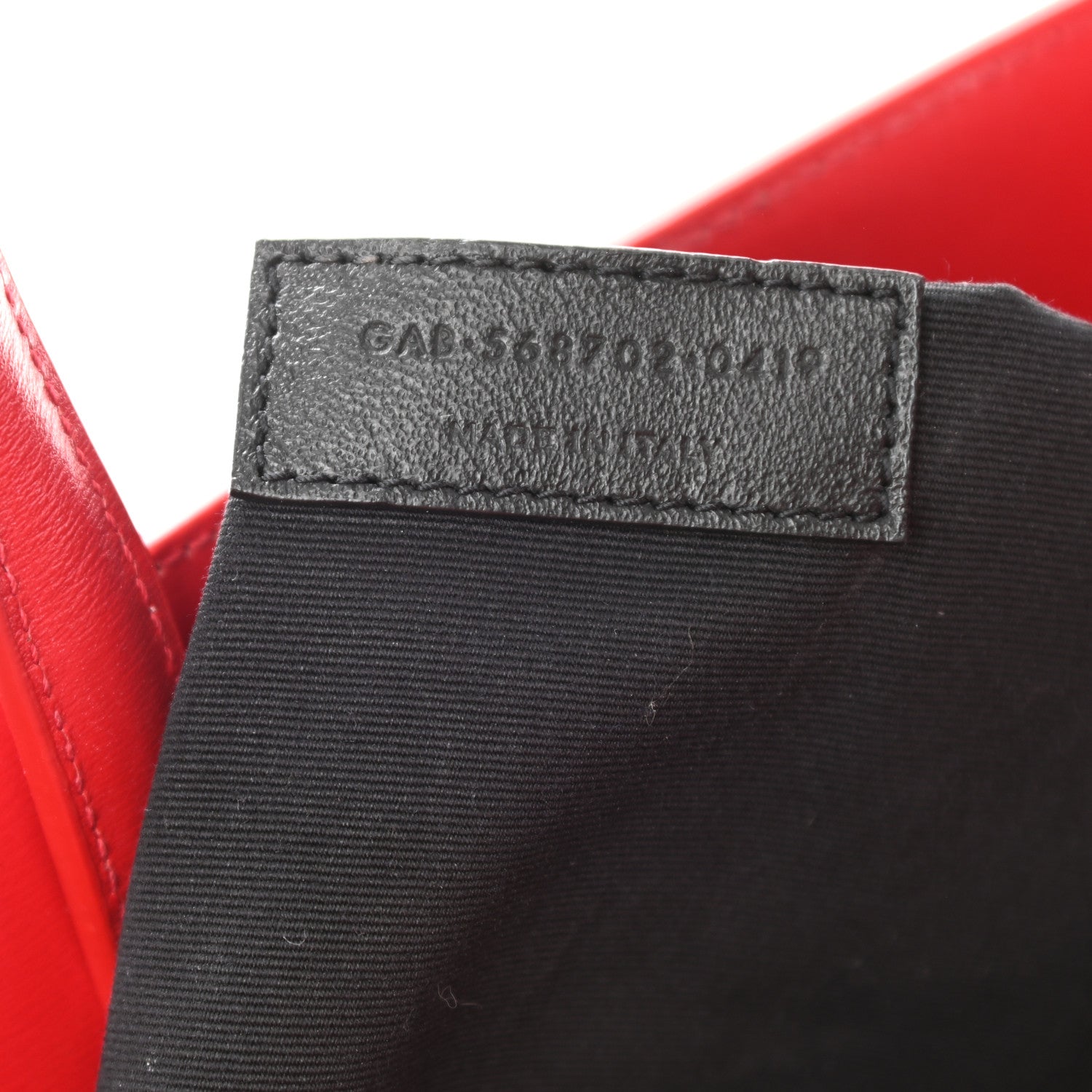 Saint Laurent Calfskin Small Manhattan Shopper Tote Red 7 of 10