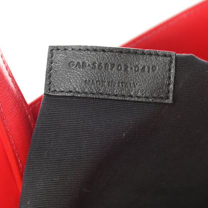 Saint Laurent Calfskin Small Manhattan Shopper Tote Red 7 of 10