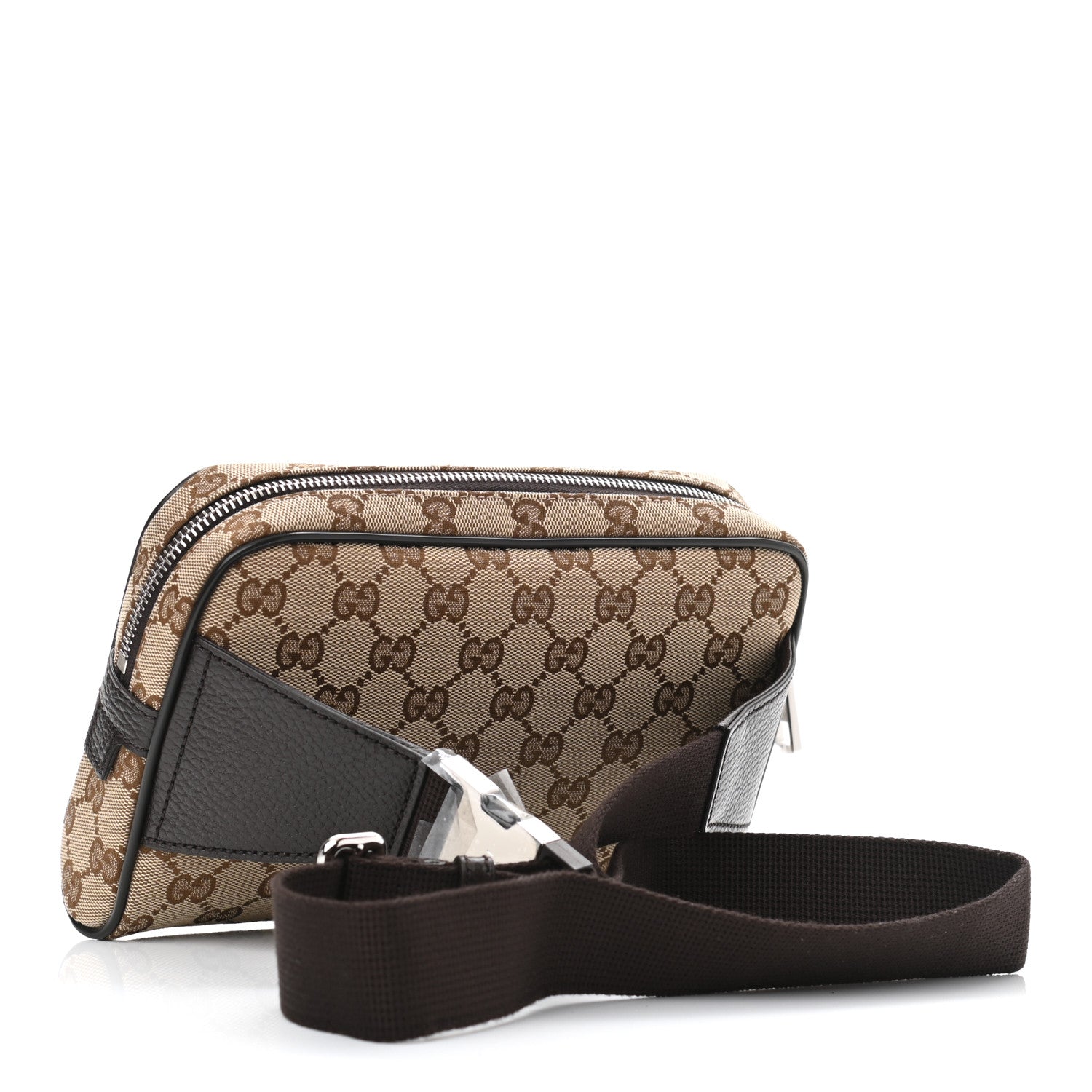 Gucci Monogram Belt Bag Dark Brown 3 of 10