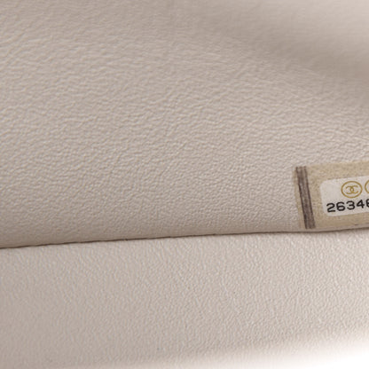 Chanel Caviar Quilted Jumbo Double Flap White 14 of 15