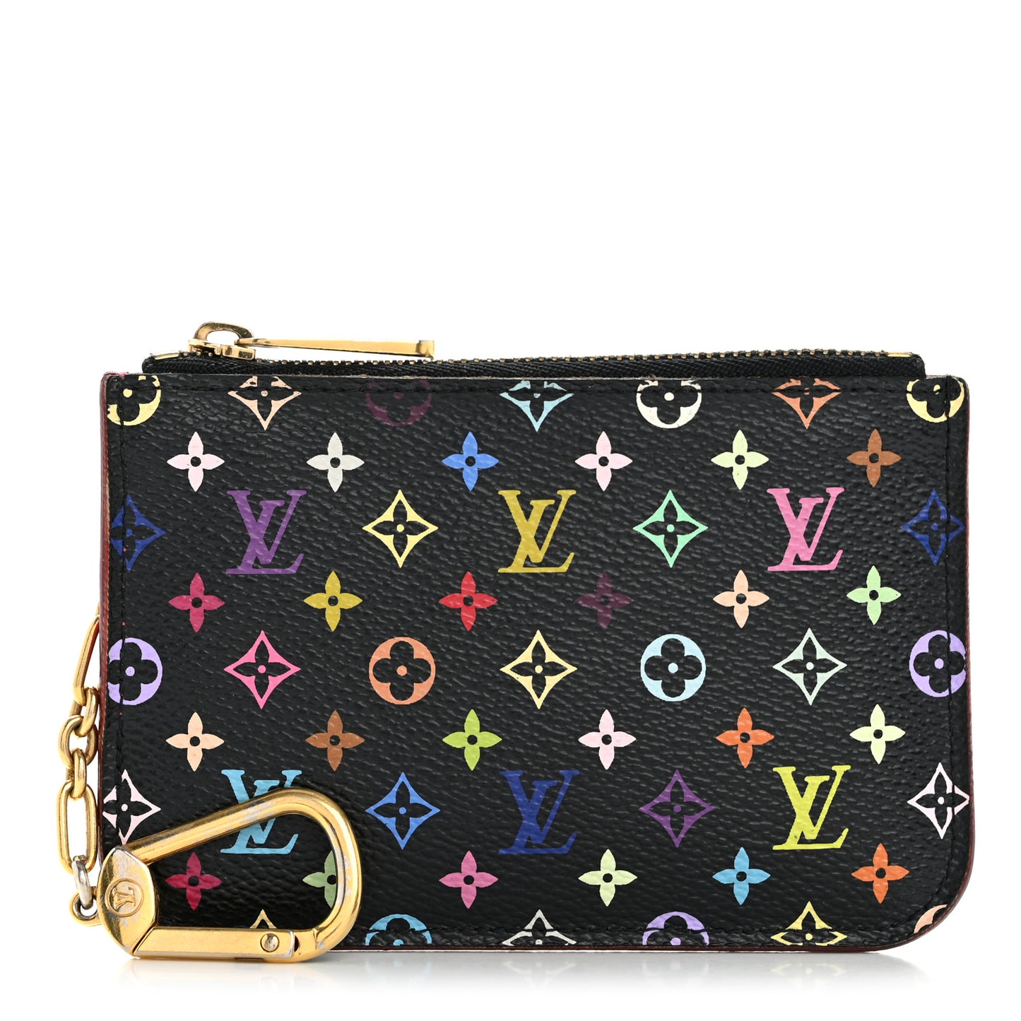 Monogram Multicolor Key Pouch Black Grenade