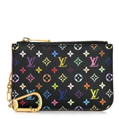 Louis Vuitton Monogram Multicolor Key Pouch Black Grenade 1 of 14
