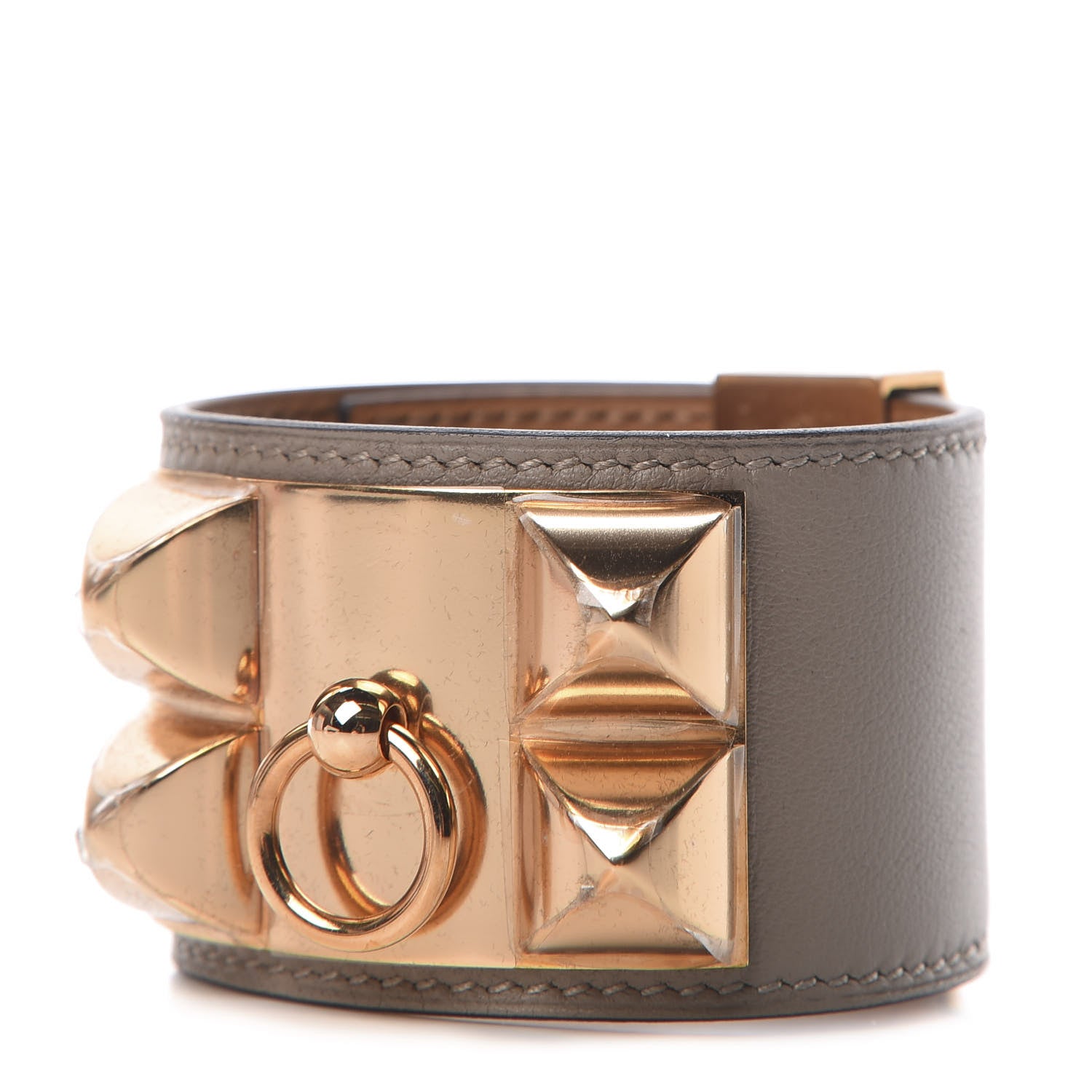 Hermes Swift Collier De Chien CDC Bracelet T2 Gris Asphalte 1 of 7
