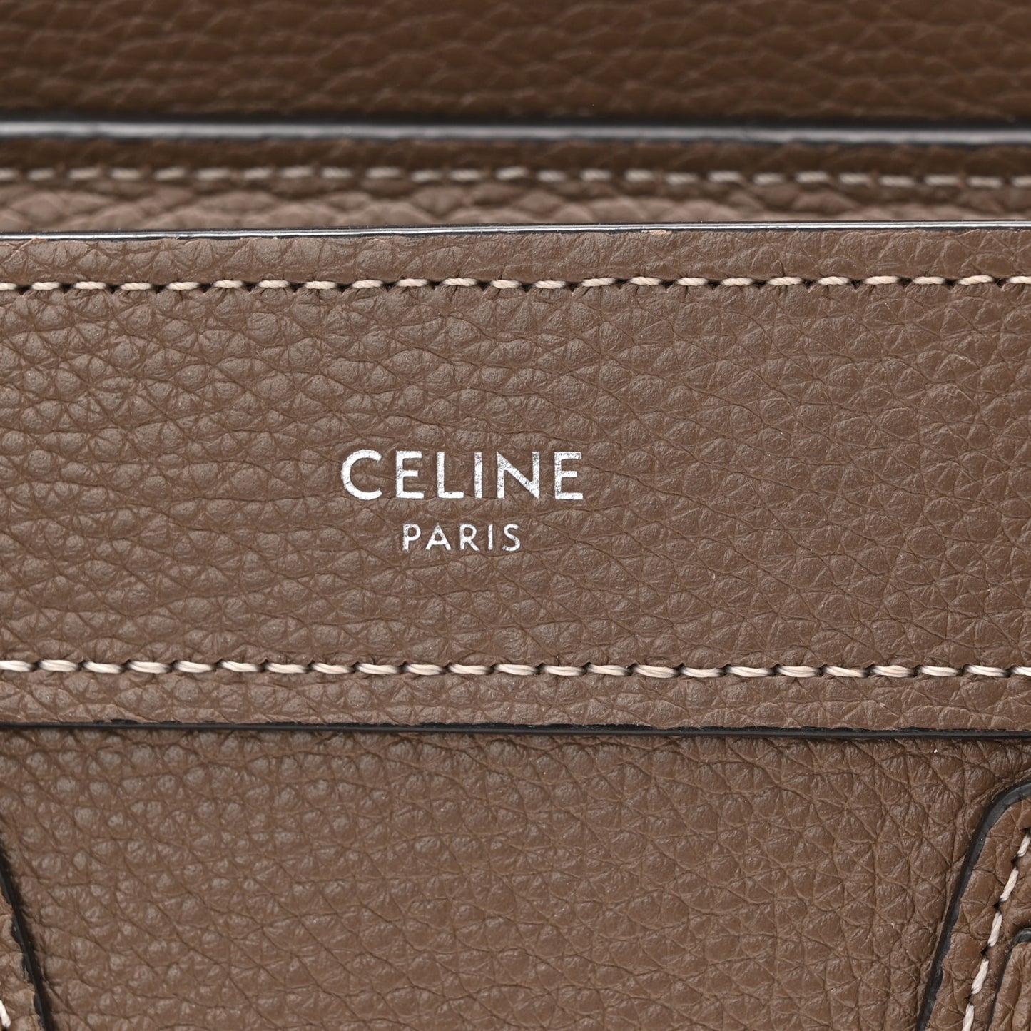Drummed Calfskin Nano Luggage Souris
