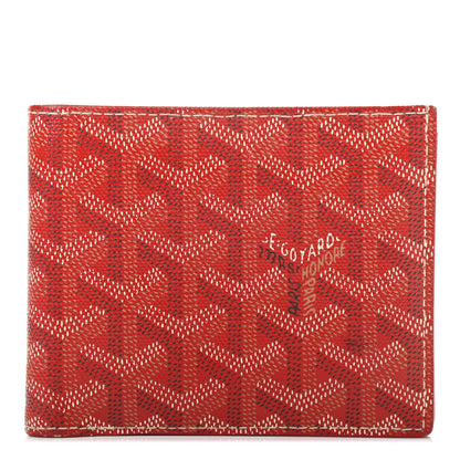 Goyard Goyardine Saint Florentin Bi-Fold Wallet Red 1 of 11