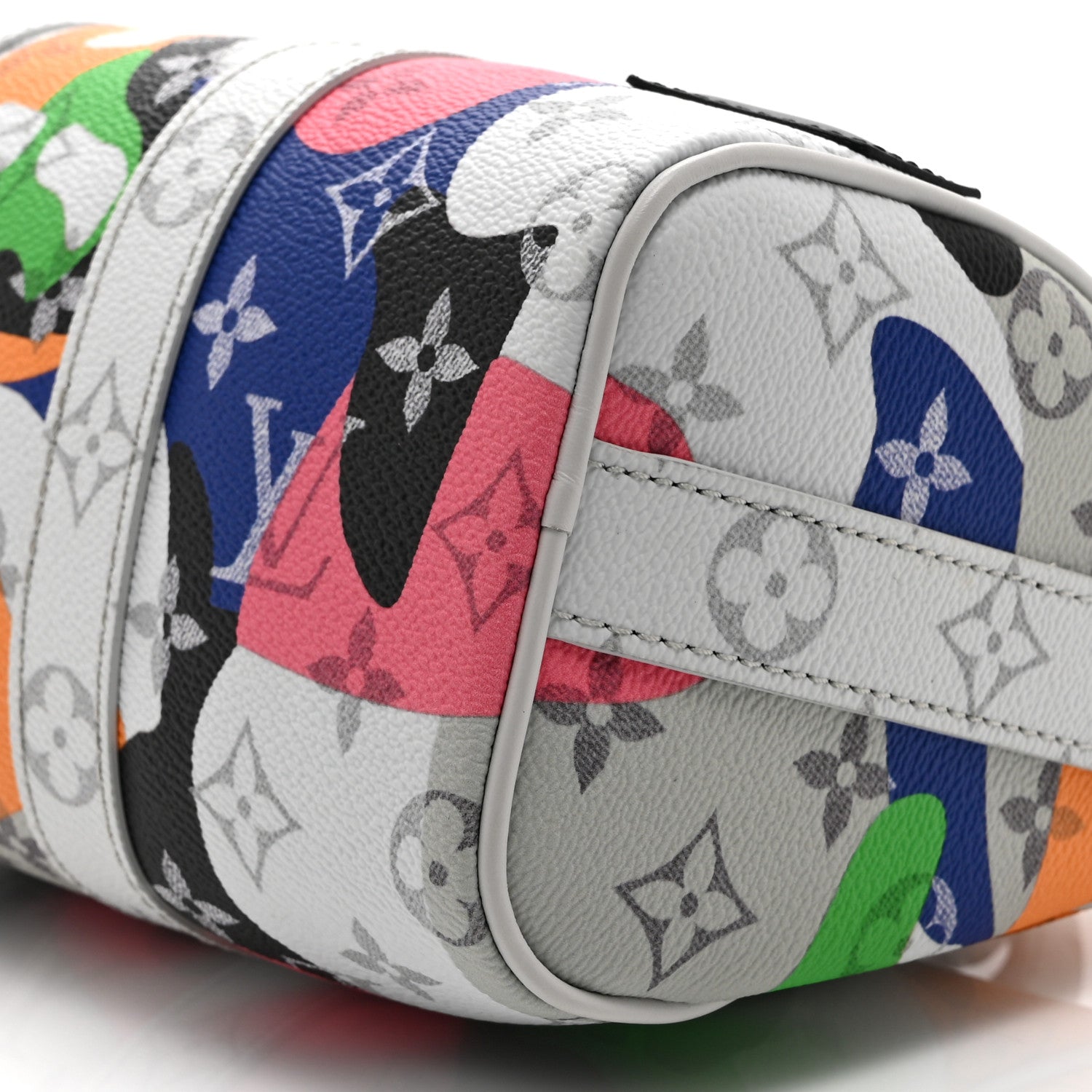 Louis Vuitton Monogram Calfskin Keepall Bandouliere 25 Multicolor