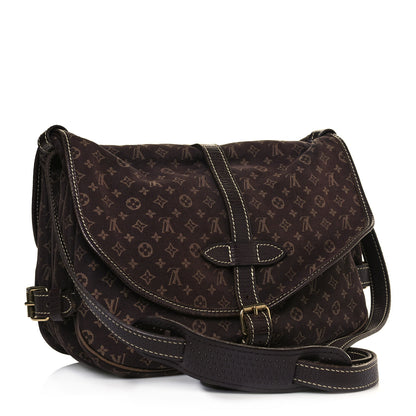 Louis Vuitton Monogram Mini Lin Saumur Ebene 3 of 14
