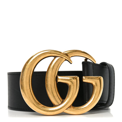 Gucci Calfskin Double G 40mm Belt 90 36 Black 1 of 4