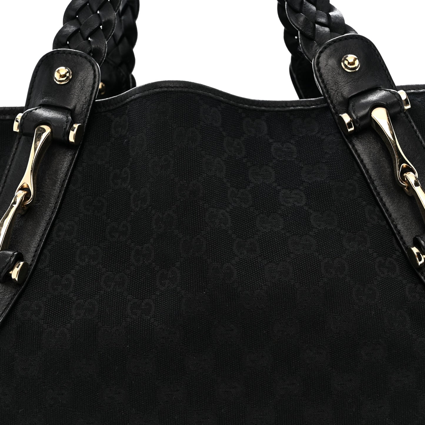 Monogram Medium Pelham Shoulder Bag Black