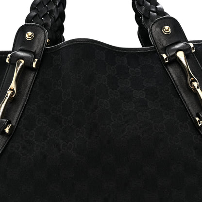 Gucci Monogram Medium Pelham Shoulder Bag Black 8 of 14