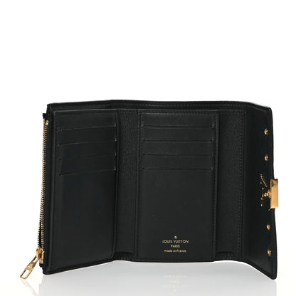 Louis Vuitton Taurillon Capucines Studded Compact Wallet Black 5 of 11