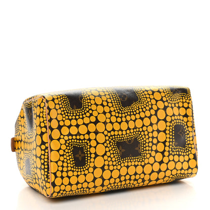 Louis Vuitton Monogram Kusama Town Speedy 30 Yellow 3 of 8