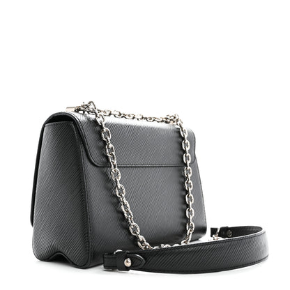 Louis Vuitton Epi Twist Shoulder Bag MM Black 4 of 14