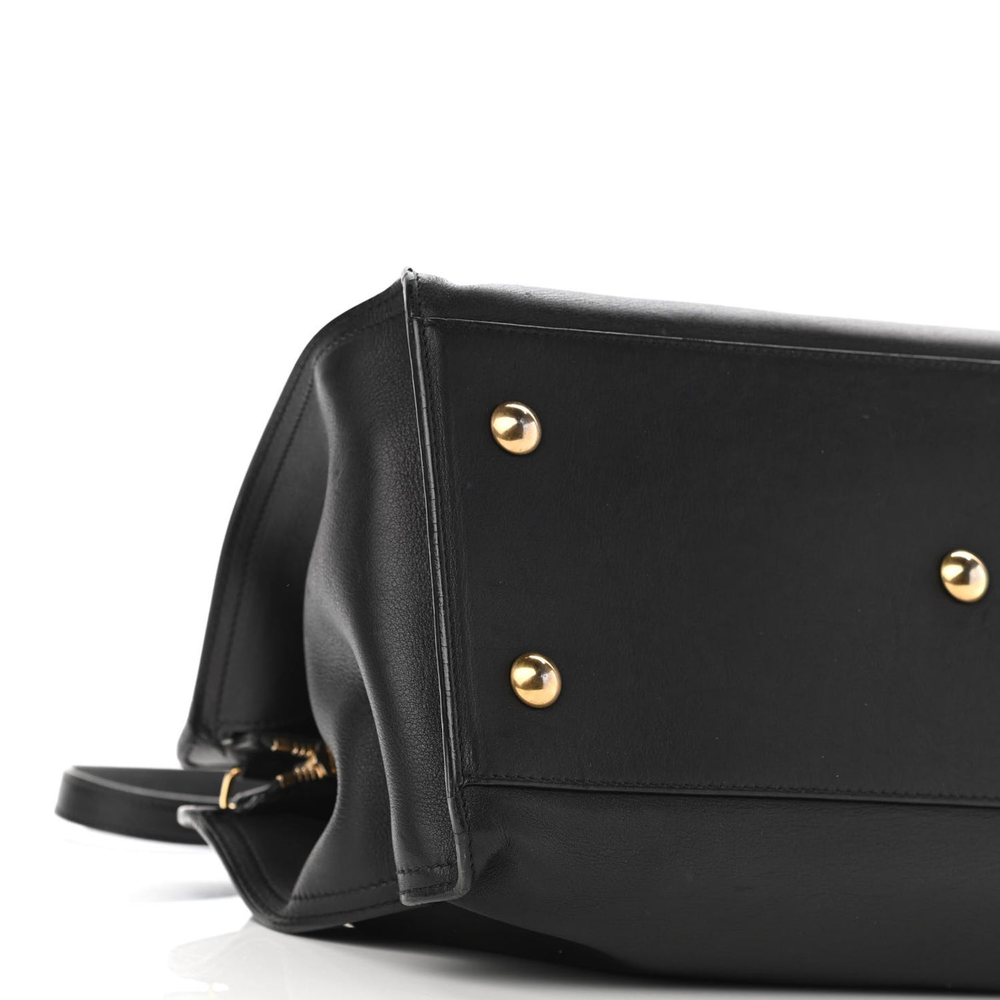 Calfskin Small Classic Y Cabas Navy Blue